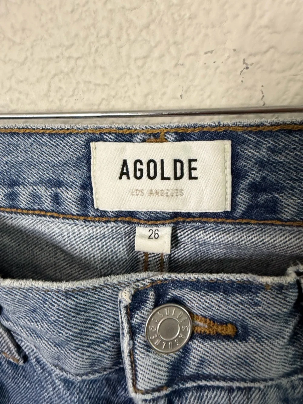 NEW Agolde 90s Pinch Jeans High Rise Straight Leg Womens Size 26